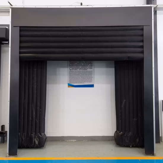 Fábrica de alimentos armazém frio tecido PVC retrátil compartimento de carga logística de contêiner anti